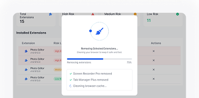 One-click browser optimization